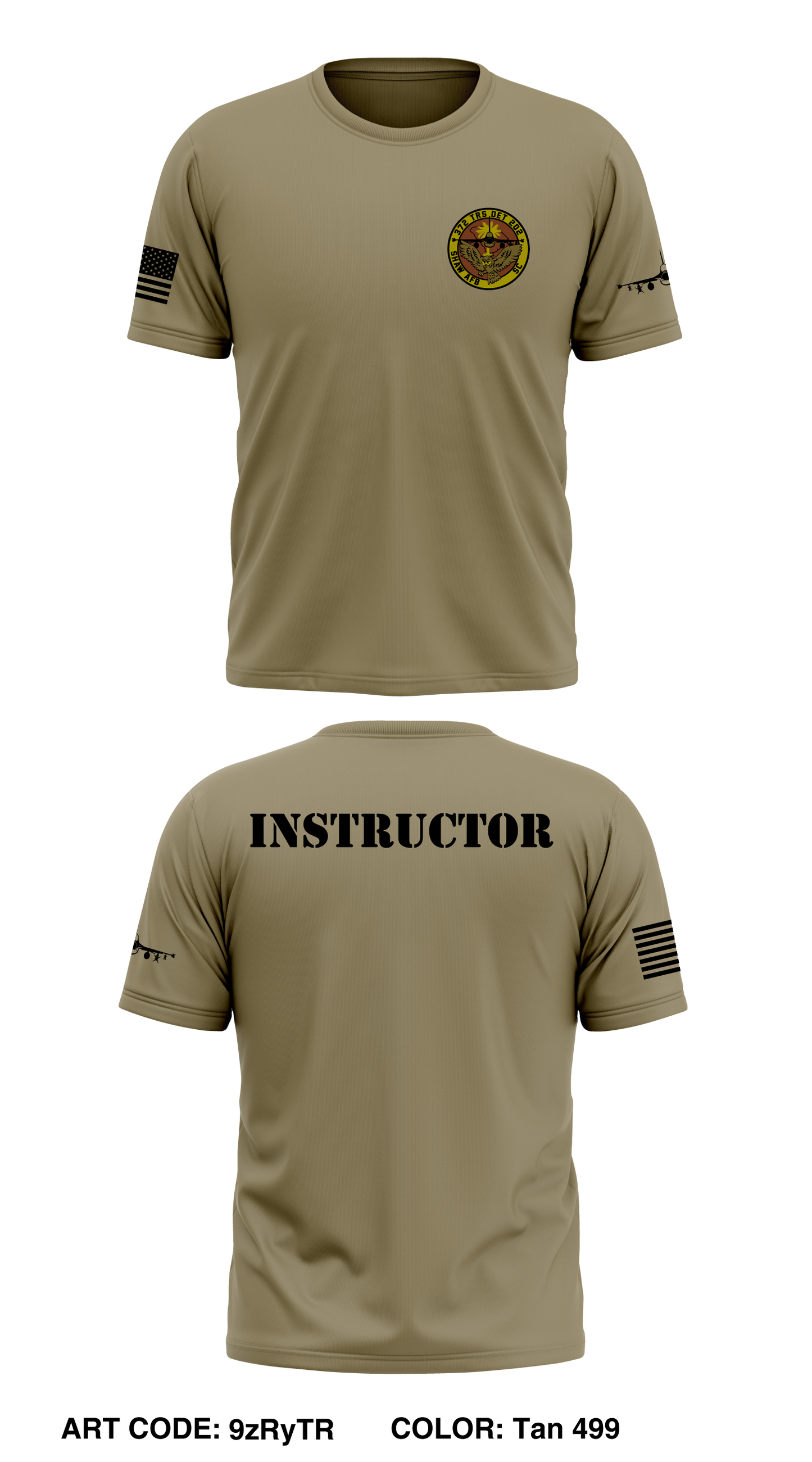 372 TRS DET 202 Core Men's SS Performance Tee - 9zRyTR