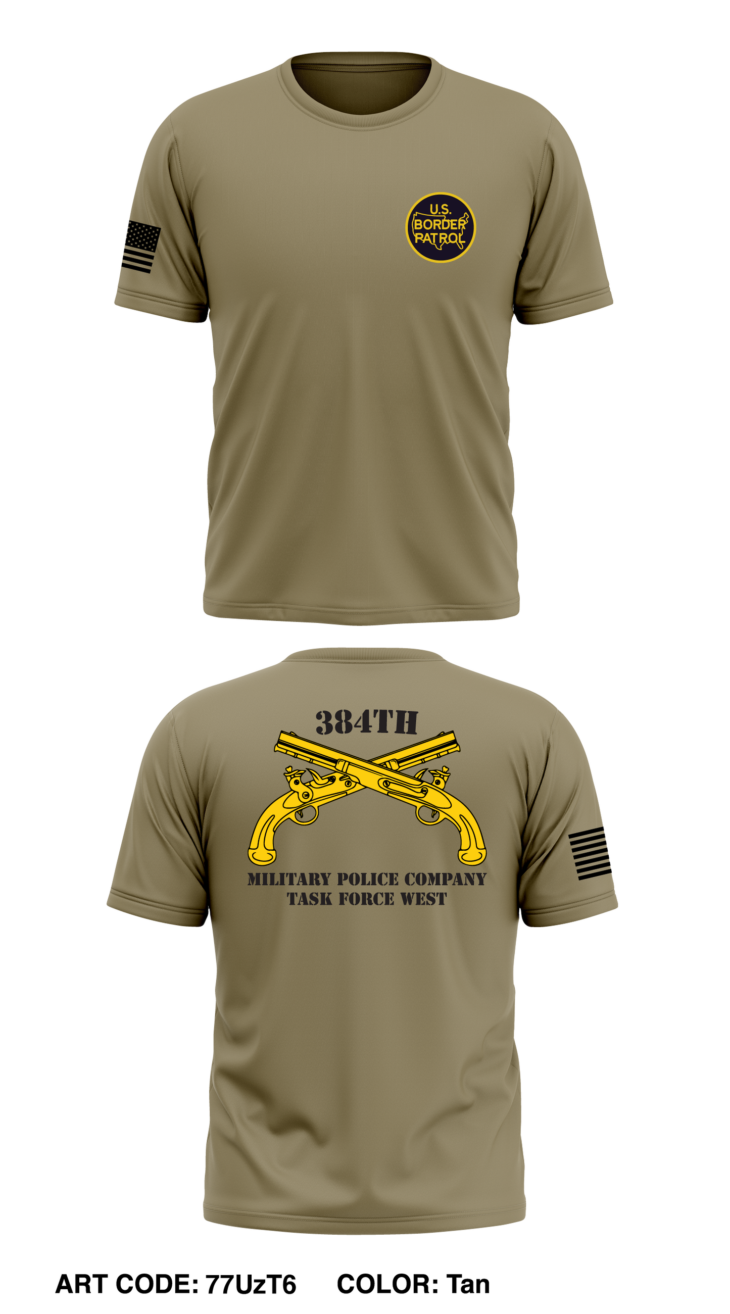 384th Military Police Co Store 1 Core Men's SS Performance Tee - 77UzT6