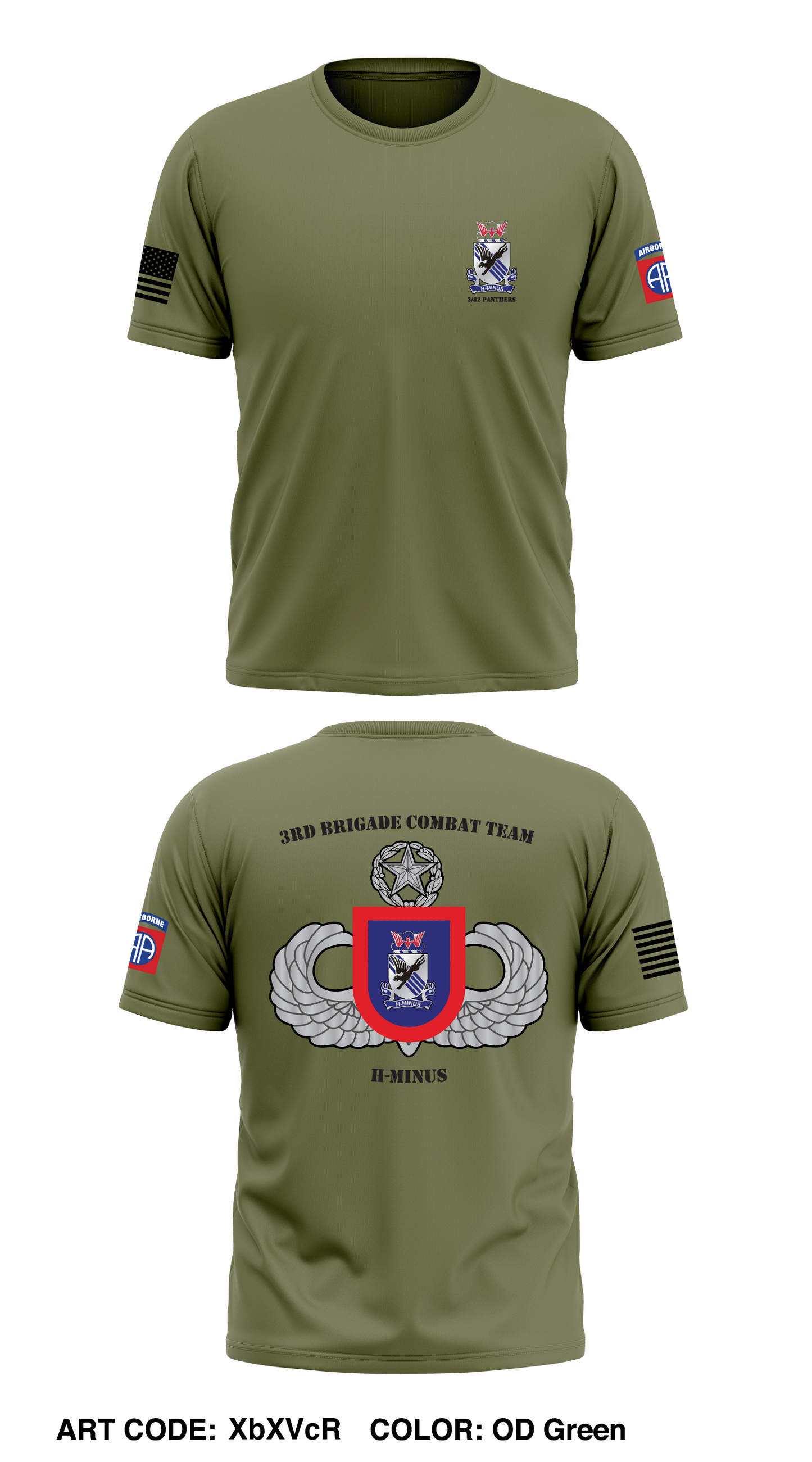 3 BCT 82ABN DIV Store 1 Core Men's SS Performance Tee - XbXVcR