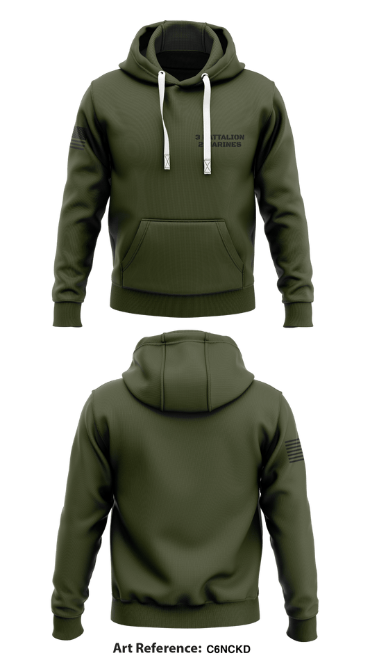 3 Battalion 2 Marines Store 1  Core Men's Hooded Performance Sweatshirt - C6NCKd