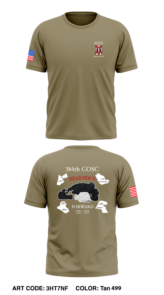 384th COSC Core Men's SS Performance Tee - 3HT7NF