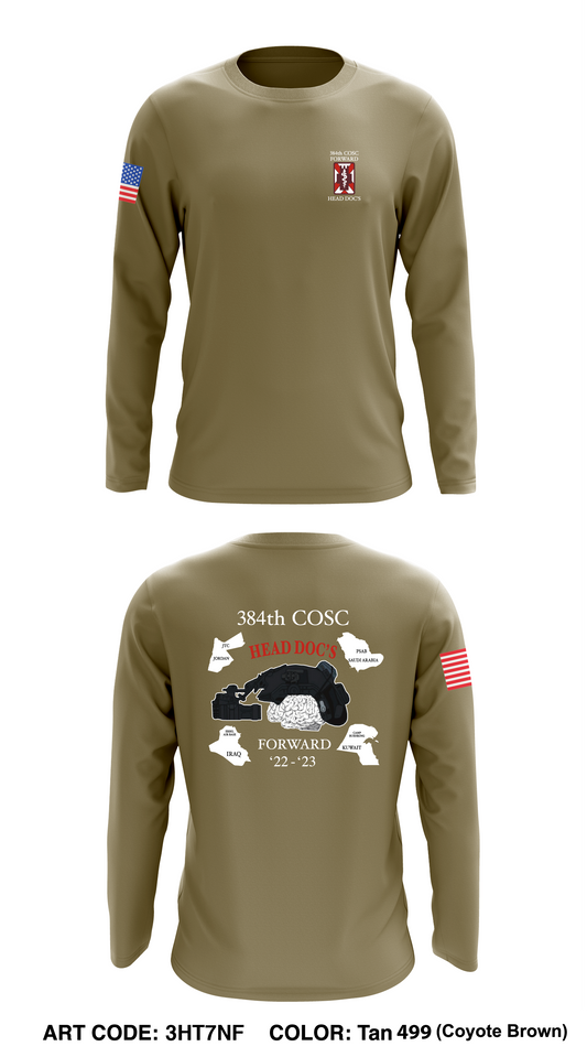 384th COSC Core Men's LS Performance Tee - 3HT7NF