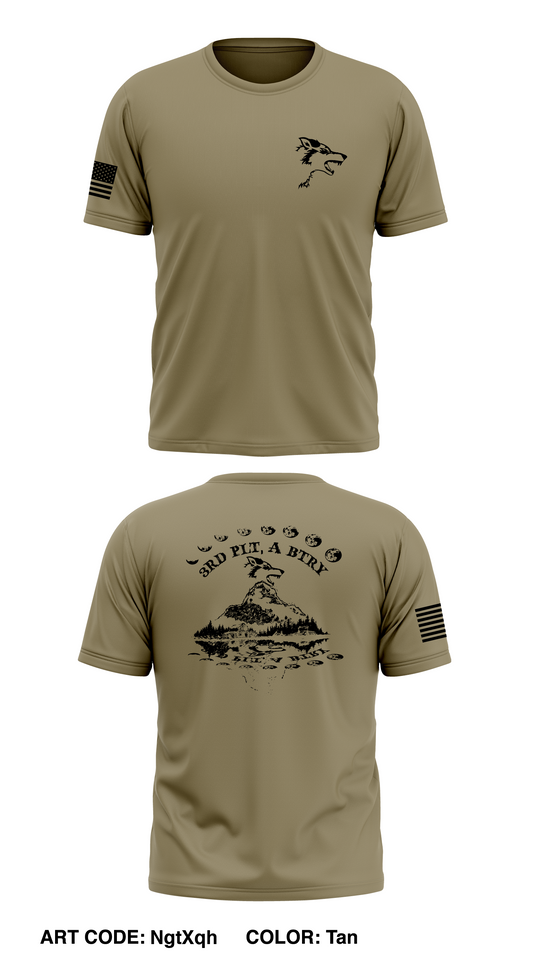 3RD PLT, A BTRY Store 1 Core Men's SS Performance Tee - NgtXqh