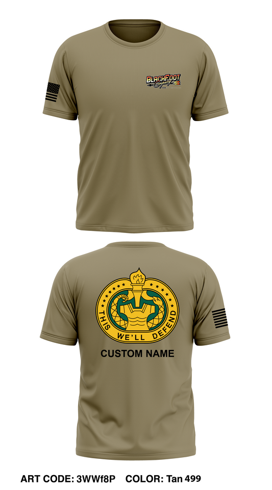 CUSTOM - B Co 309th MI BN DS Core Men's SS Performance Tee - 3WWf8P