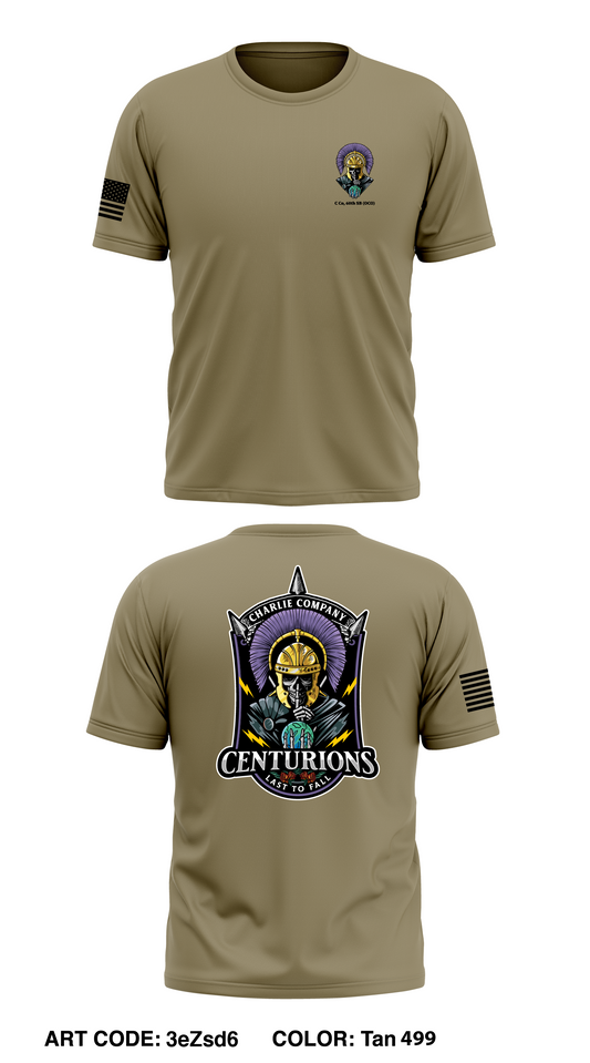 Charlie Company, 60th Offensive Cyber Operations BN Core Men's SS Performance Tee - 3eZsd6