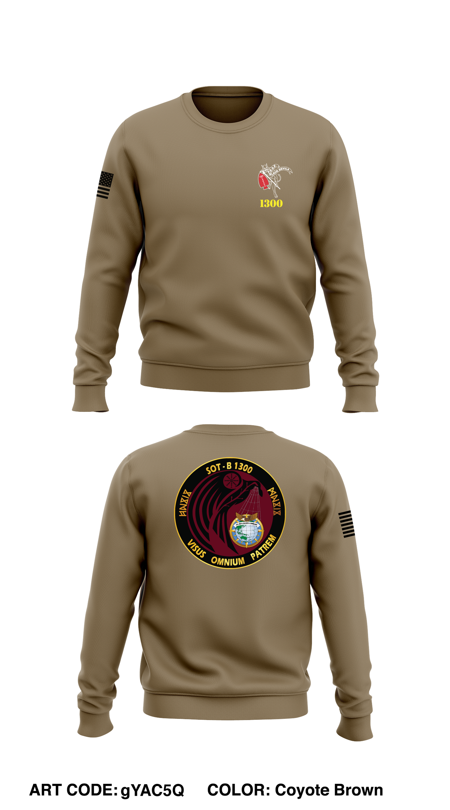 3rd BN - 1st Special Forces Group Store 1 Core Men's Crewneck Performance Sweatshirt - gYAC5Q