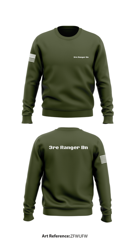 3re Ranger Bn Store 1 Core Men's Crewneck Performance Sweatshirt - zFwufW