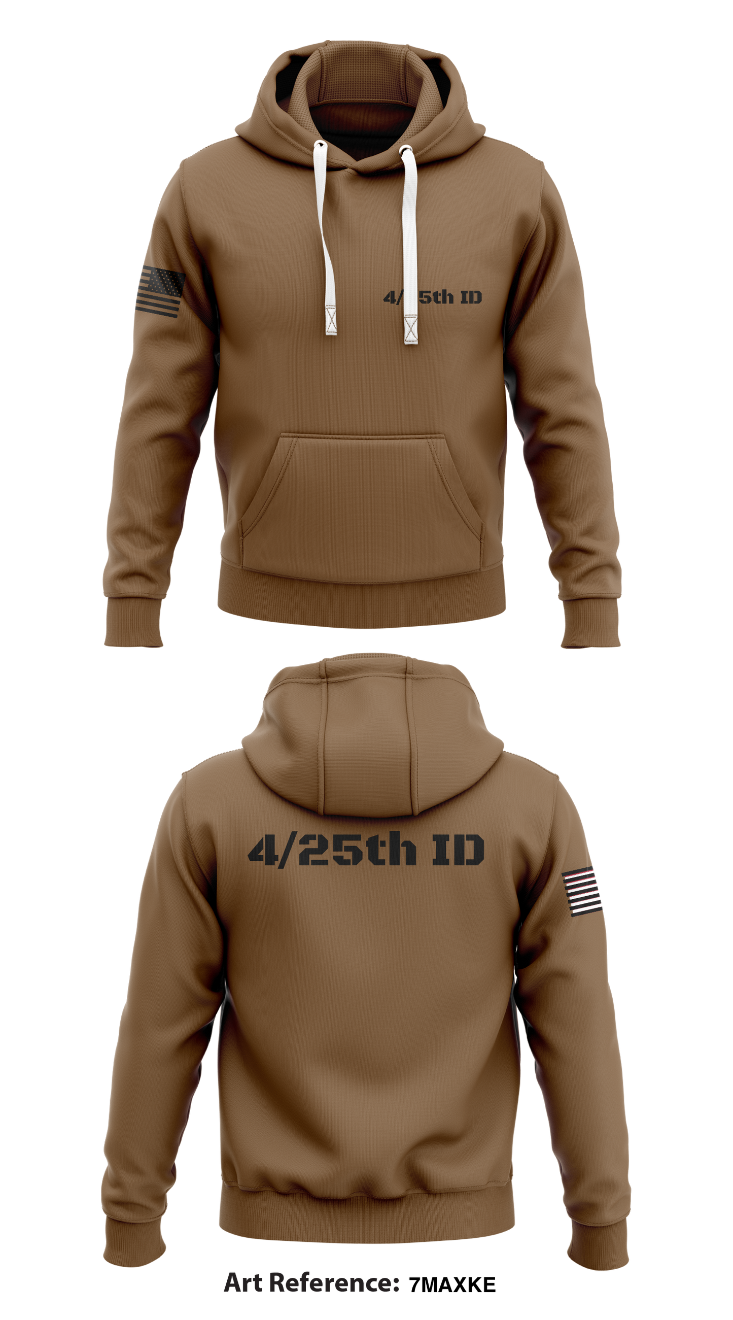 4/25th ID Store 1  Core Men's Hooded Performance Sweatshirt - 7maXKE