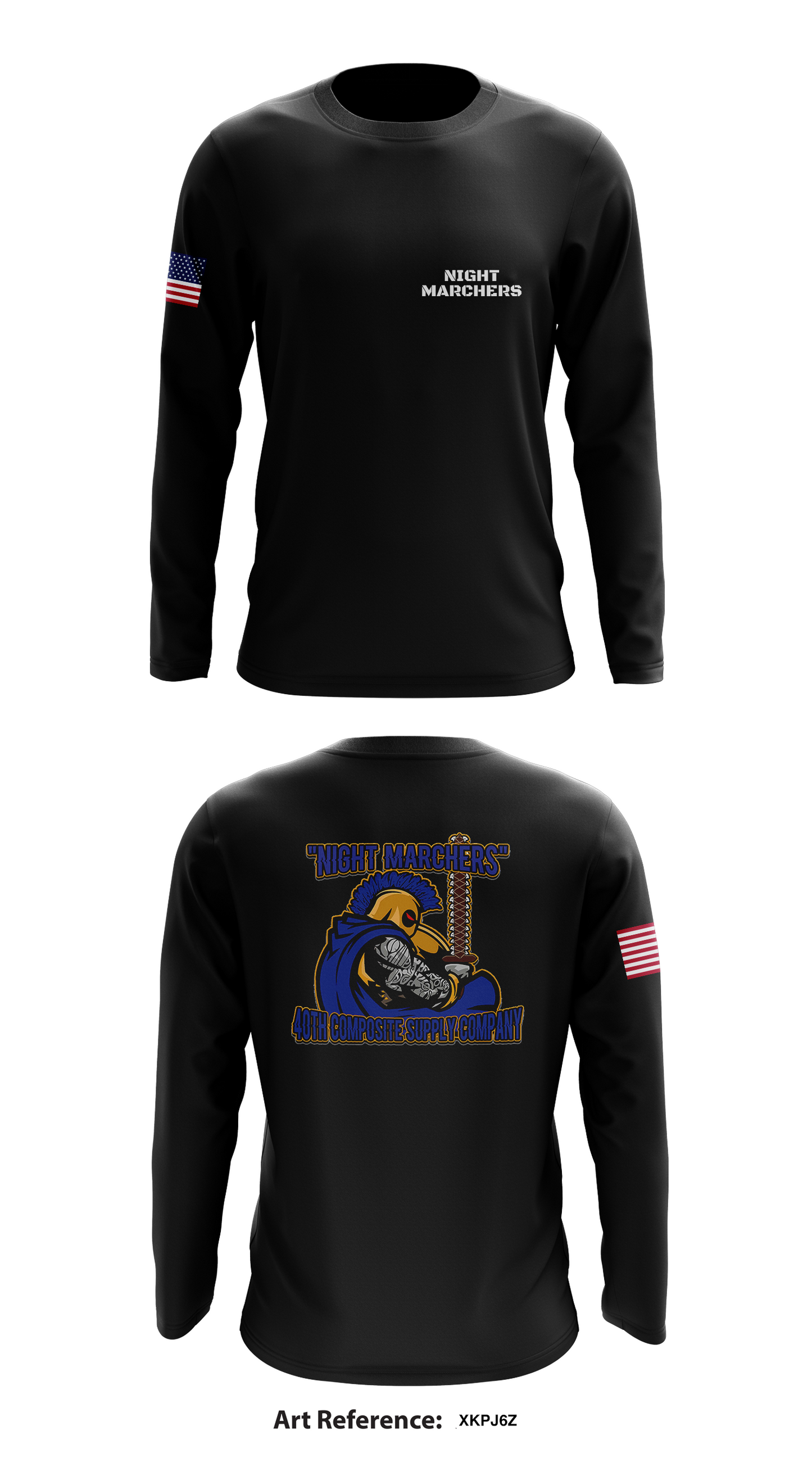 40th CSC Core Men's LS Performance Tee - xKPJ6z