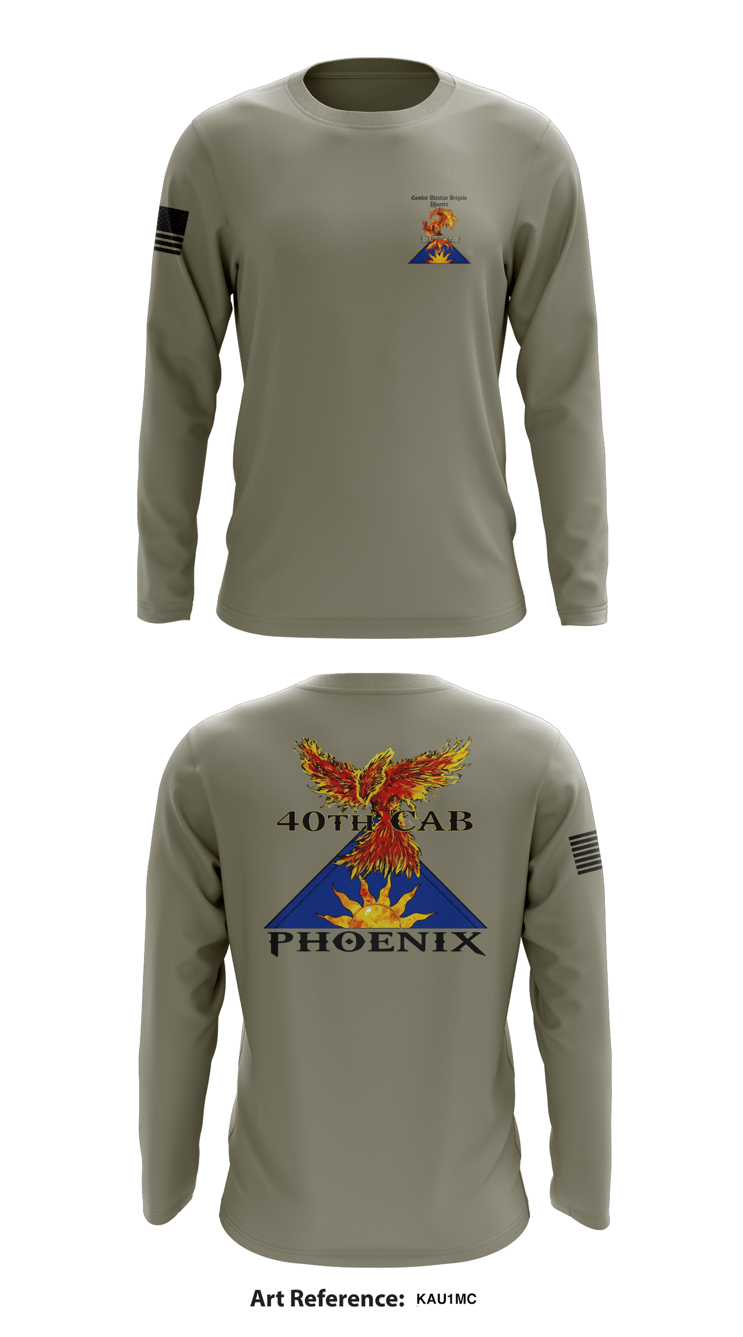 40th Combat Aviation Brigade Store 1 Core Men's LS Performance Tee - kau1Mc
