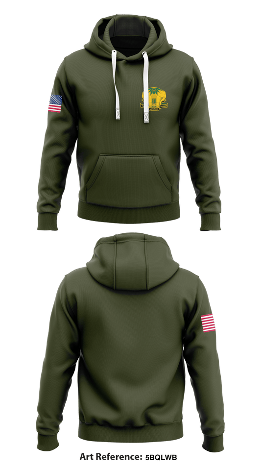4th MP Battalion Core Men's Hooded Performance Sweatshirt - 5BQLwb