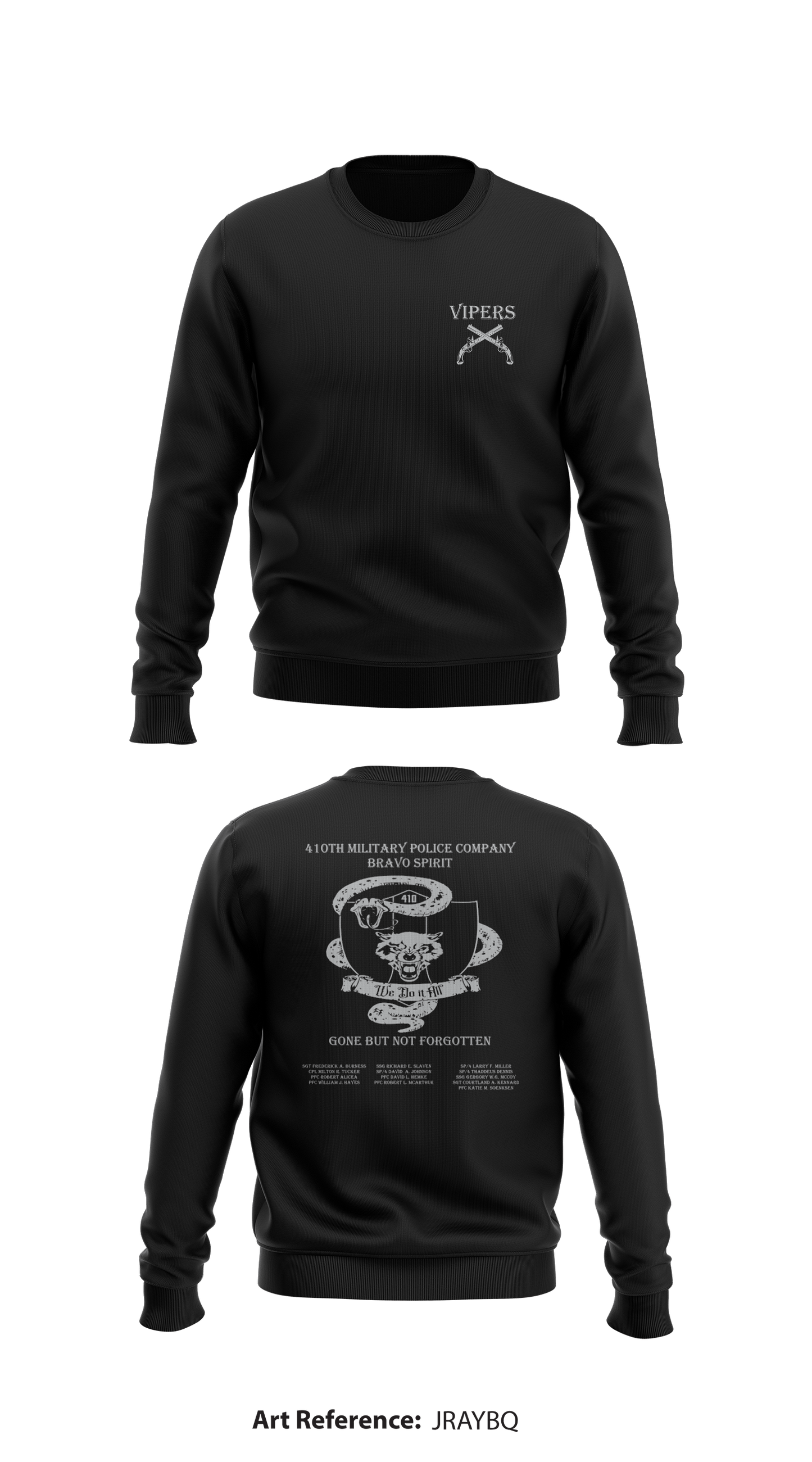 410th Military Police Company Store 1 Core Men's Crewneck Performance Sweatshirt - jRAyBq