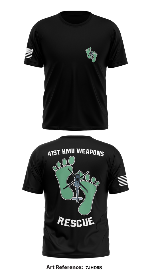 41st HMU Weapons  Store 1 Core Men's SS Performance Tee - 7JHD6S