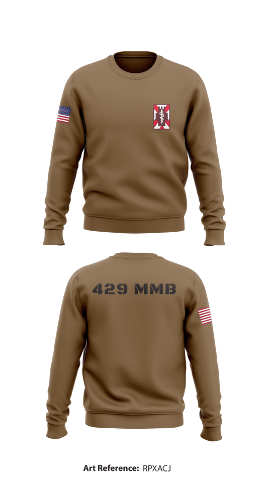 429 MMB Store 1 Core Men's Crewneck Performance Sweatshirt - RPxacJ