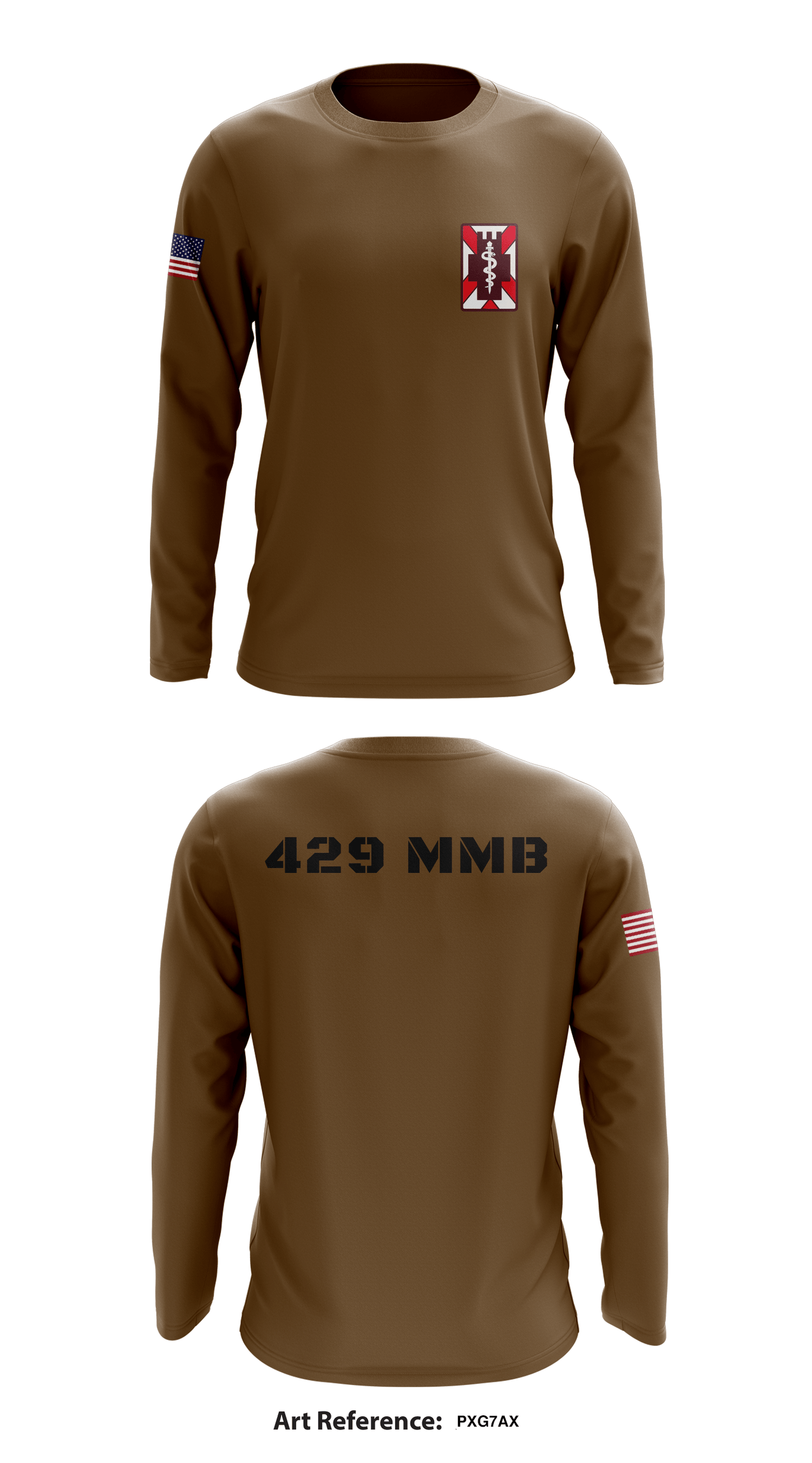 429 MMB Store 1 Core Men's LS Performance Tee - pxg7aX