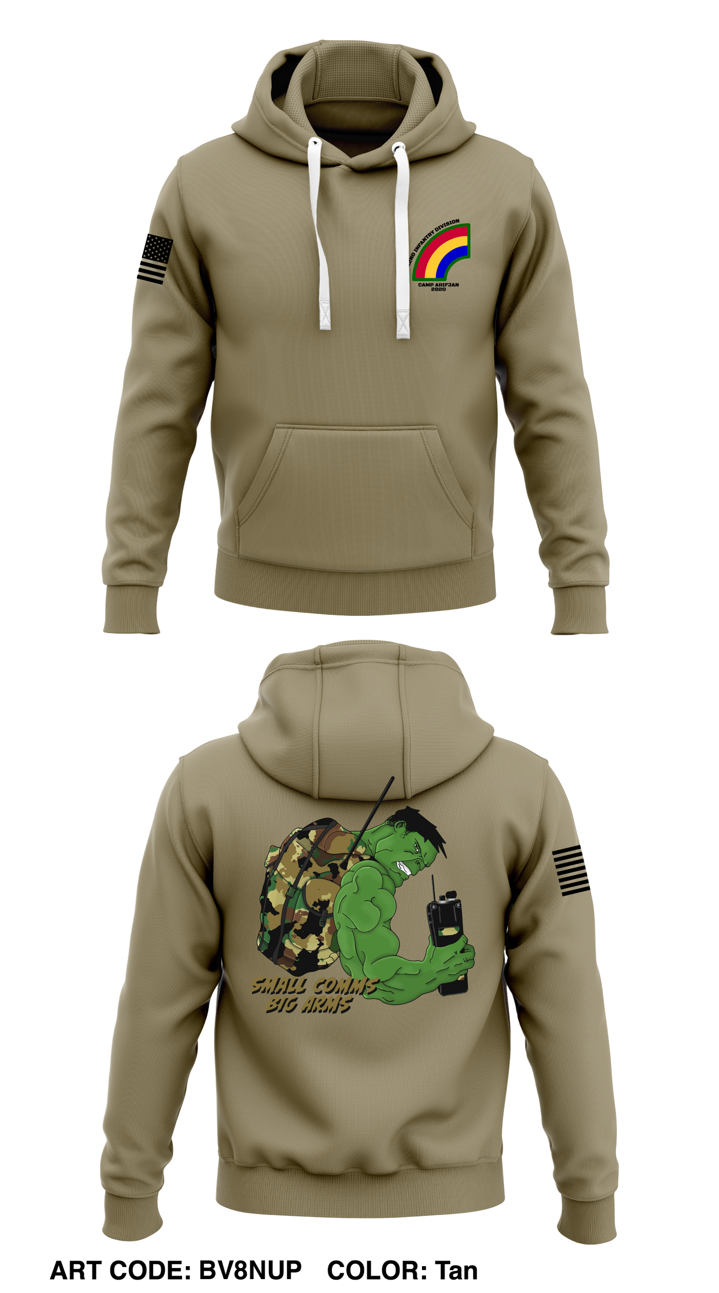 42nd Small Comms Store 1  Core Men's Hooded Performance Sweatshirt - TxKDuV