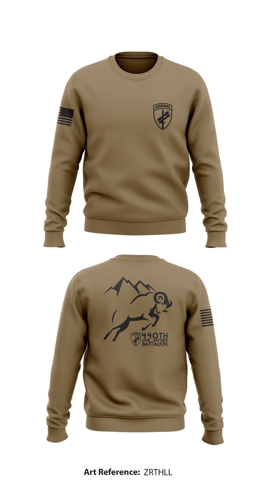 440th Civil Affairs Battalion Store 1 Core Men's Crewneck Performance Sweatshirt - ZRthLL