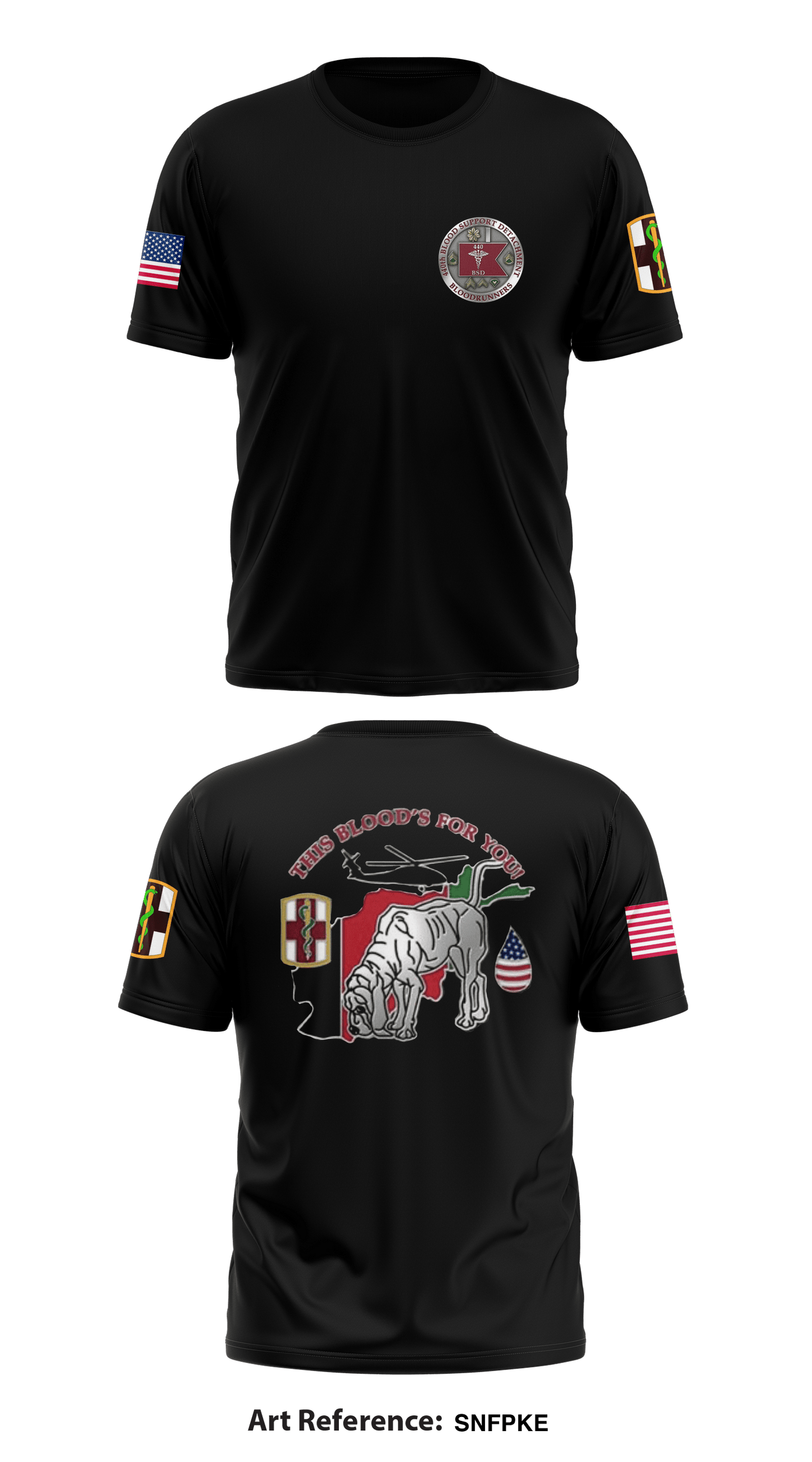 440th Blood Support Detachment Core Men's SS Performance Tee - sNfpkE