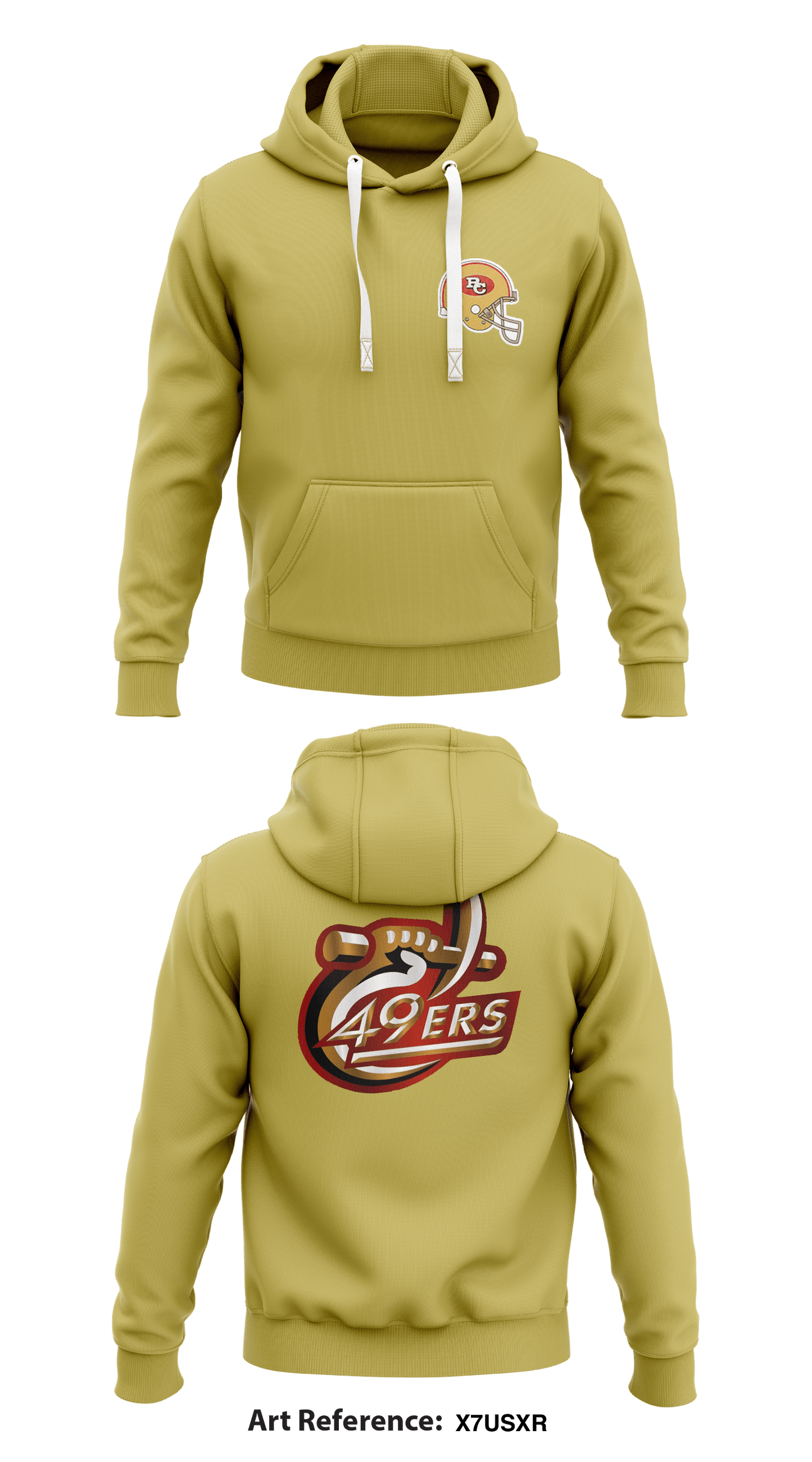 Mens 2025 49ers hoodies