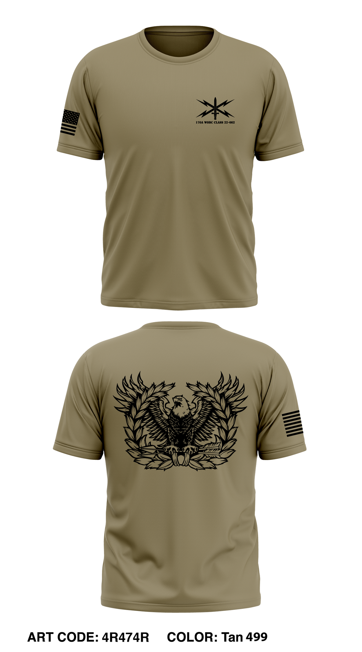 WOBC Class 22-002 Core Men's SS Performance Tee - 4R474R