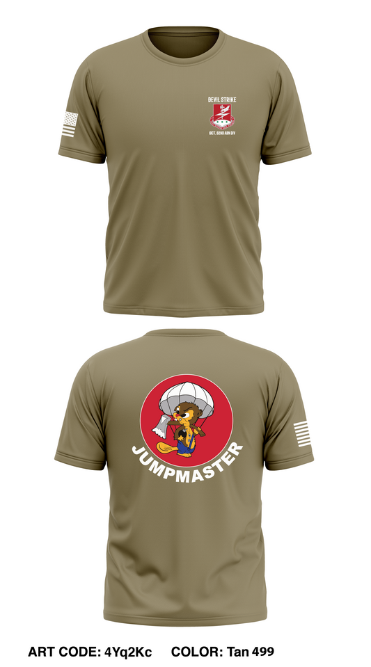127th EN BN, 1BCT 82nd ABN Div Core Men's SS Performance Tee - 4Yq2Kc