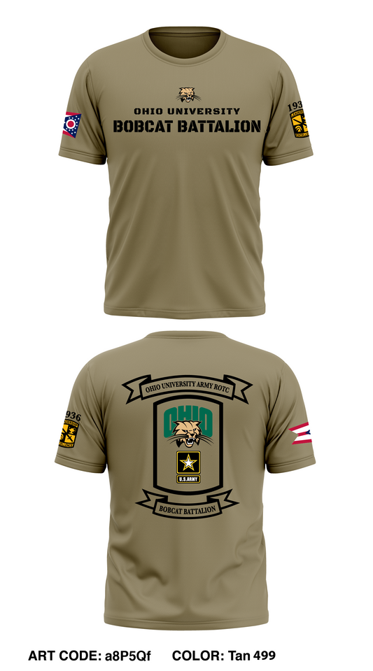 Bobcat Battalion Core Men's SS Performance Tee - a8P5Qf