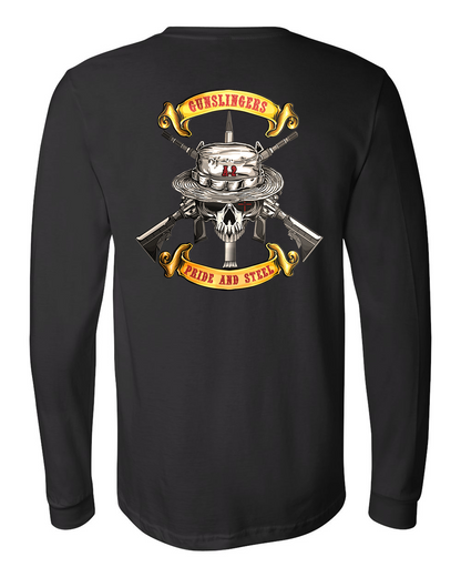 A-2 THAAD, 1-43 ADA Comfort Men's Cotton LS Tee - C8fY3g