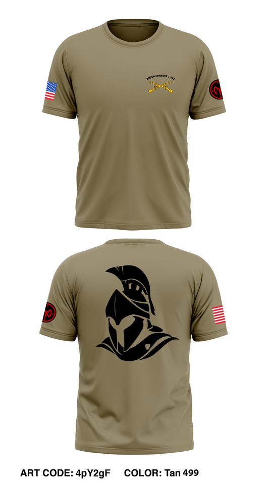 Bravo company 1-182IN Core Men's SS Performance Tee - 4pY2gF