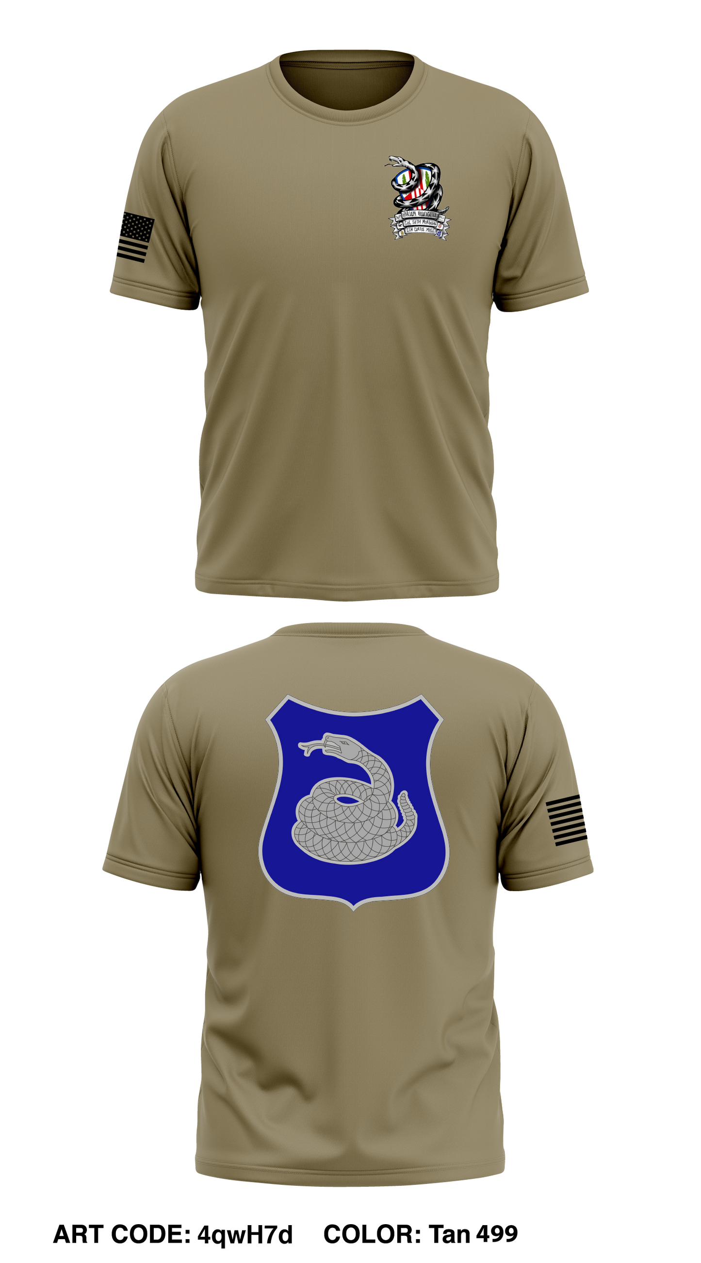 369th SB Core Men's SS Performance Tee - 4qwH7d