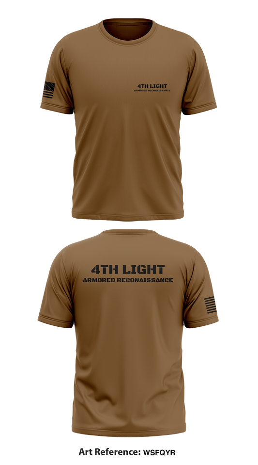 4th Light Armored Reconaissance Store 1 Core Men's SS Performance Tee - WsfQYr
