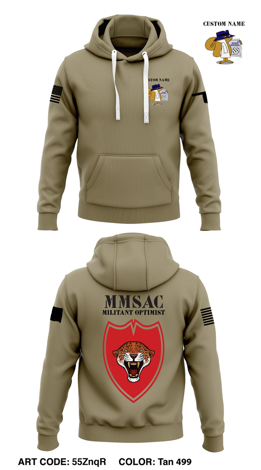 CUSTOM - MMSAC  Core Men's Hooded Performance Sweatshirt - 55ZnqR