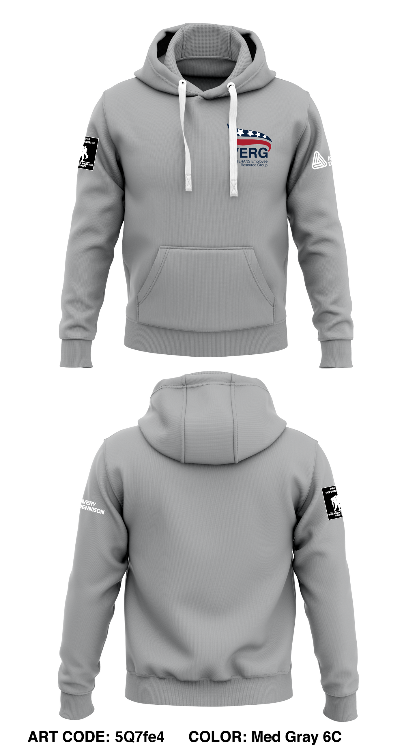 Avery Dennison  Core Men's Hooded Performance Sweatshirt - 5Q7fe4