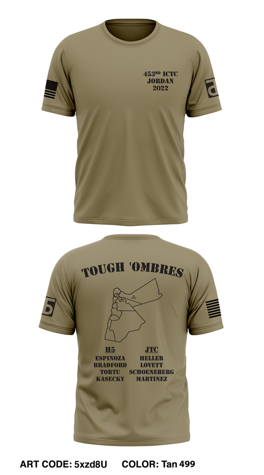 453rd ICTC Core Men's SS Performance Tee - 5xzd8U