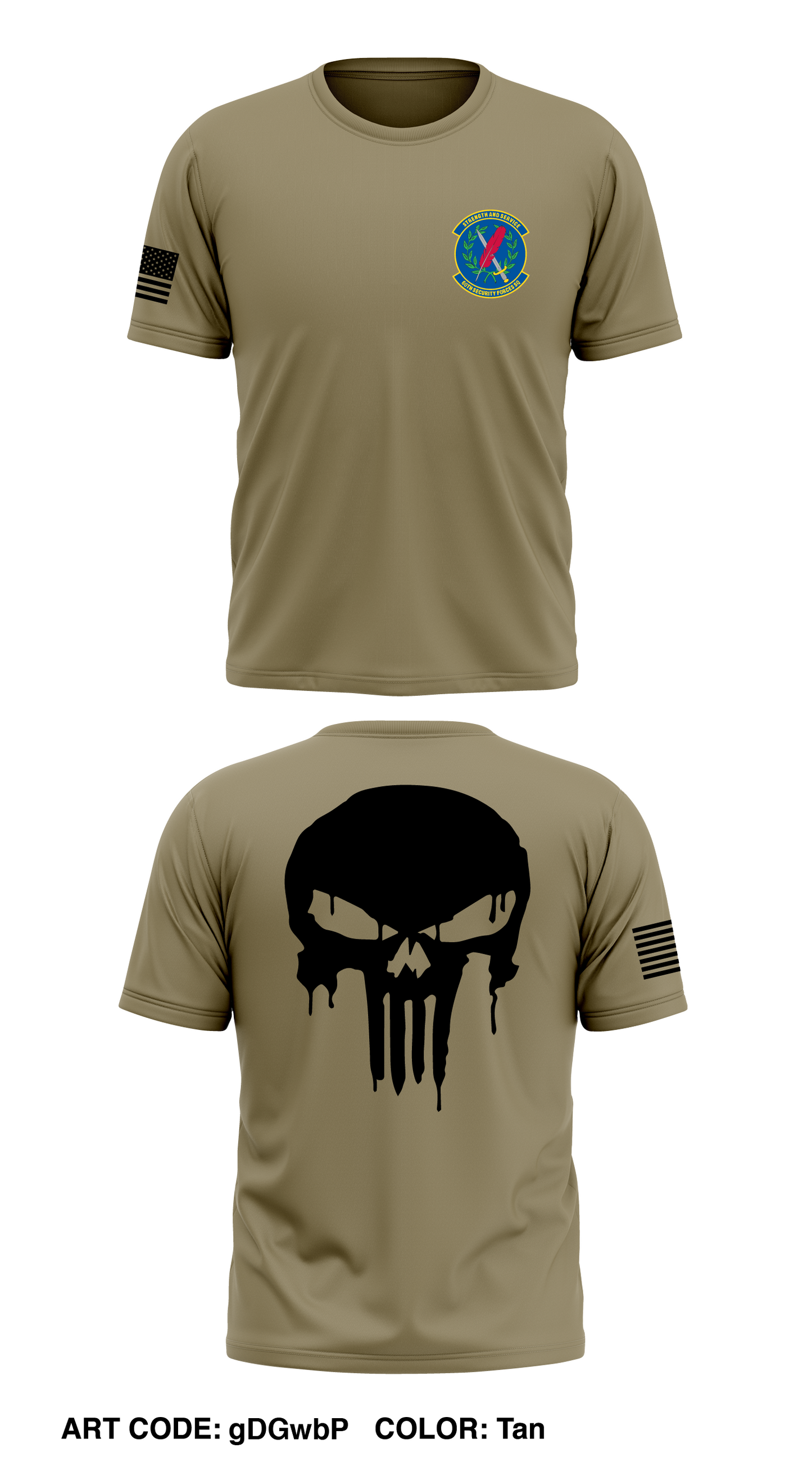 60 SFS Store 1 Core Men's SS Performance Tee - gDGwbP