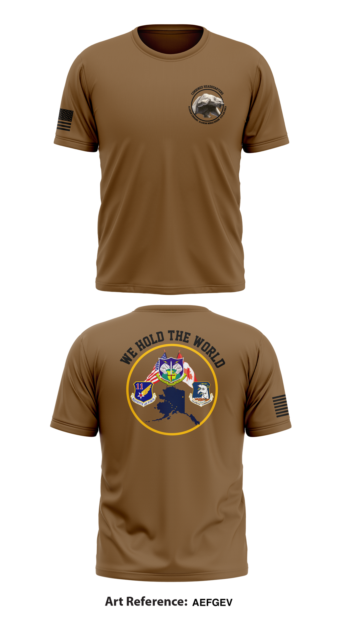 611 Air Operations Center Store 1 Core Men's SS Performance Tee - AefGEV
