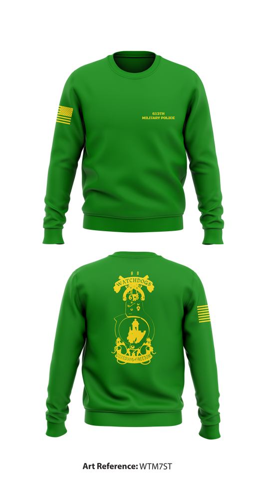 613th Military Police Store 1 Core Men's Crewneck Performance Sweatshirt - wTM7st