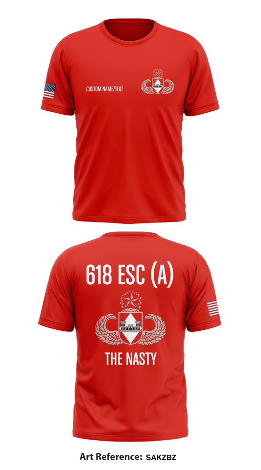 CUSTOM 618th ESC “THE NASTY” Store 1 Core Men's SS Performance Tee - sAkZBZ