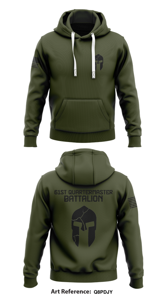 61st QUARTERMASTER BATTALION Store 1 Core Men's Hooded Performance Sweatshirt - Q8pdJY