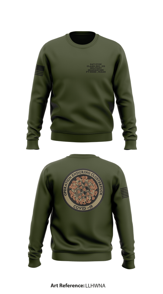 647 ETOE Store 1 Core Men's Crewneck Performance Sweatshirt - LLHWnA