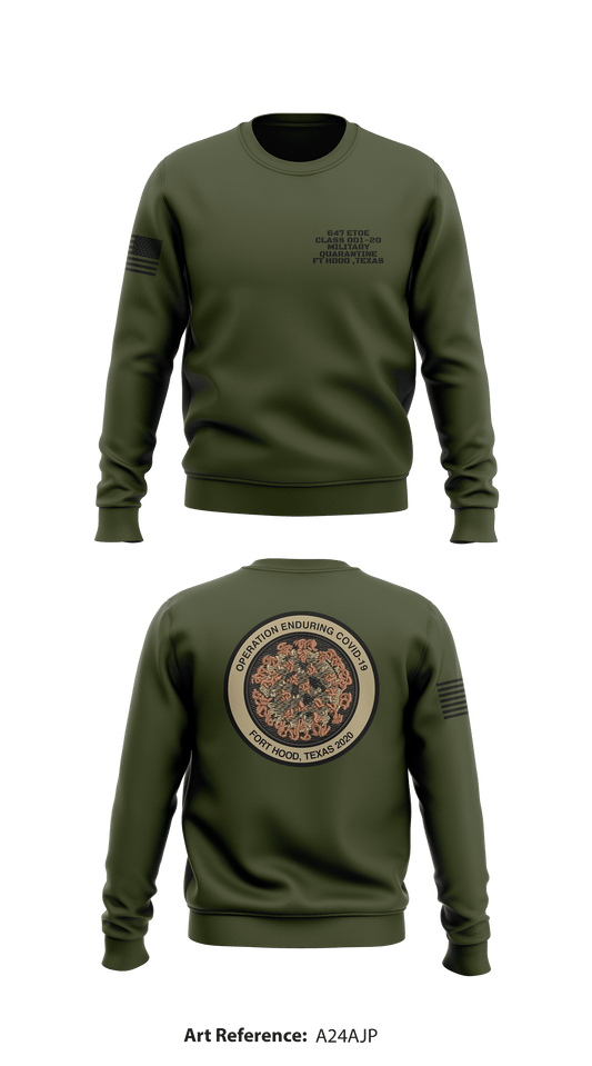 647 ETOE Store 1 Core Men's Crewneck Performance Sweatshirt - a24AJP