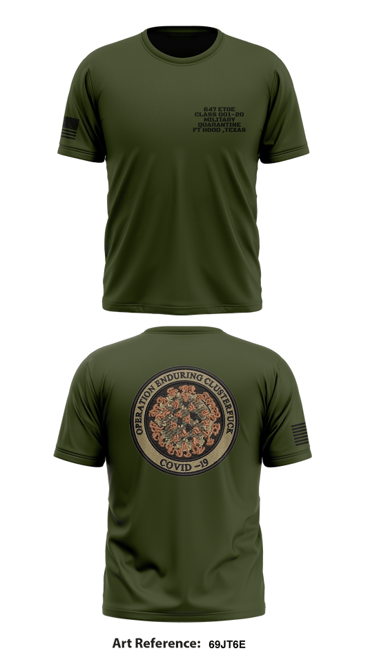 647 ETOE Store 1 Core Men's SS Performance Tee - 69Jt6E