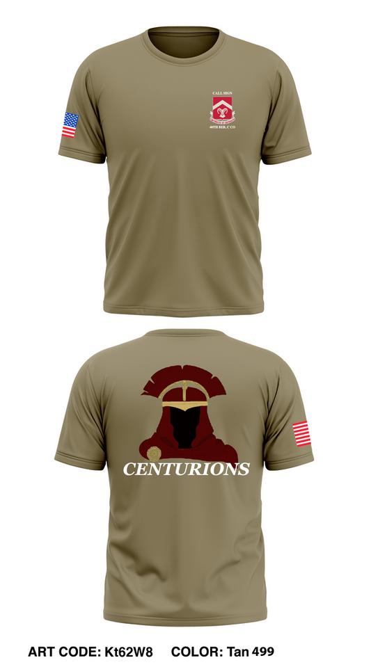 CUSTOM - Centurions Core Men's SS Performance Tee - Kt62W8