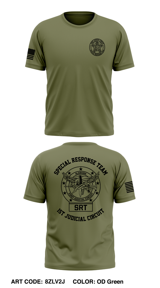 1st Judicial Circuit Special Response Team Core Men's SS Performance Tee - 8ZLV2J