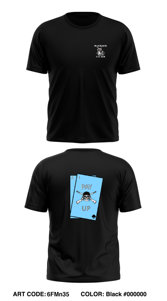 B TRP, 1st SQDN, 11th ACR Core Men's SS Performance Tee - 6FMn35