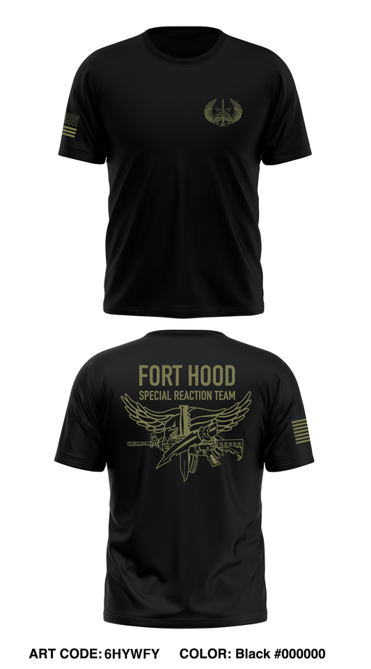 Fort Hood Special Reaction Team Store 1 Core Men's SS Performance Tee - 6HYWFY