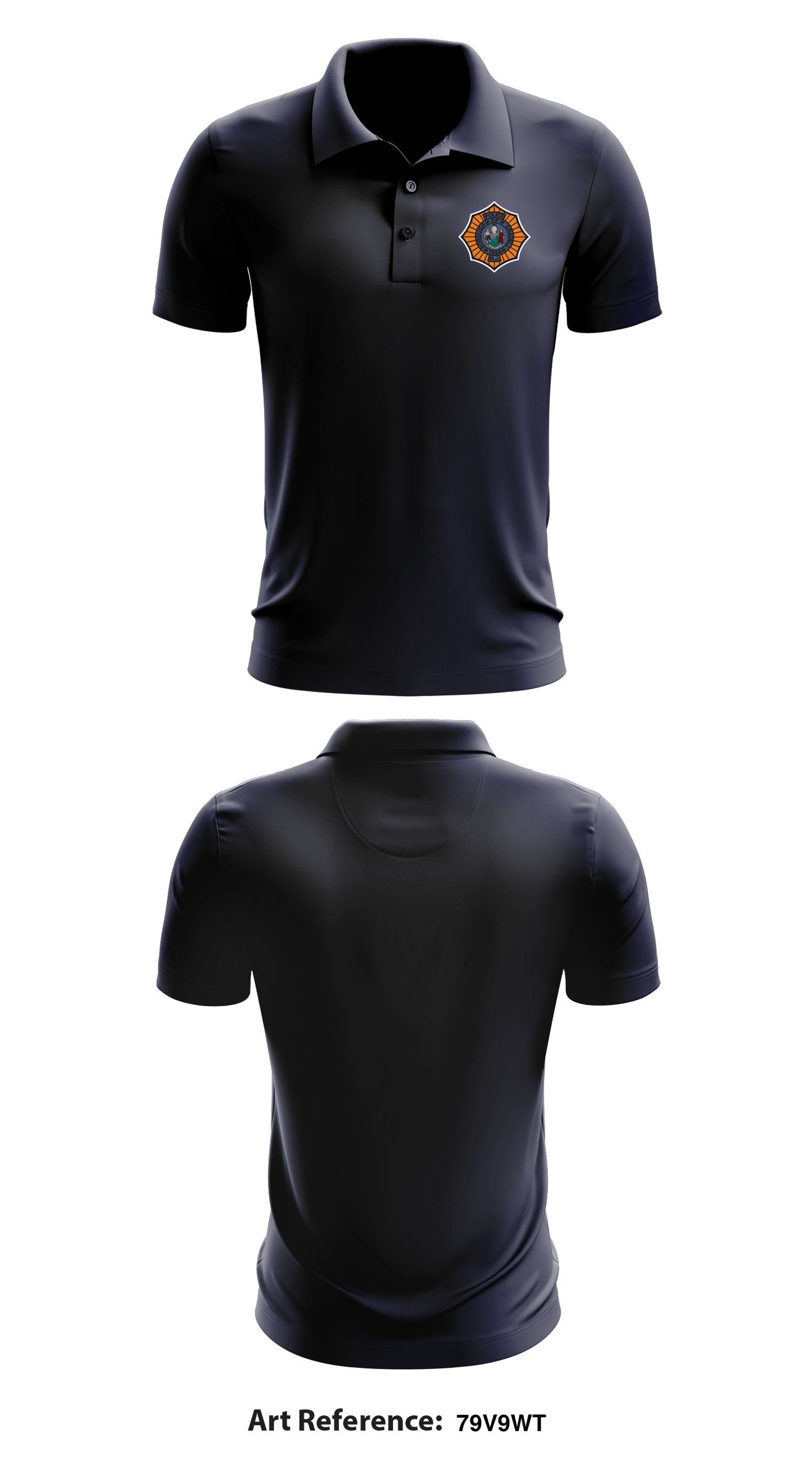 Oradell Police Core Men's SS Performance Polo - 79v9wT
