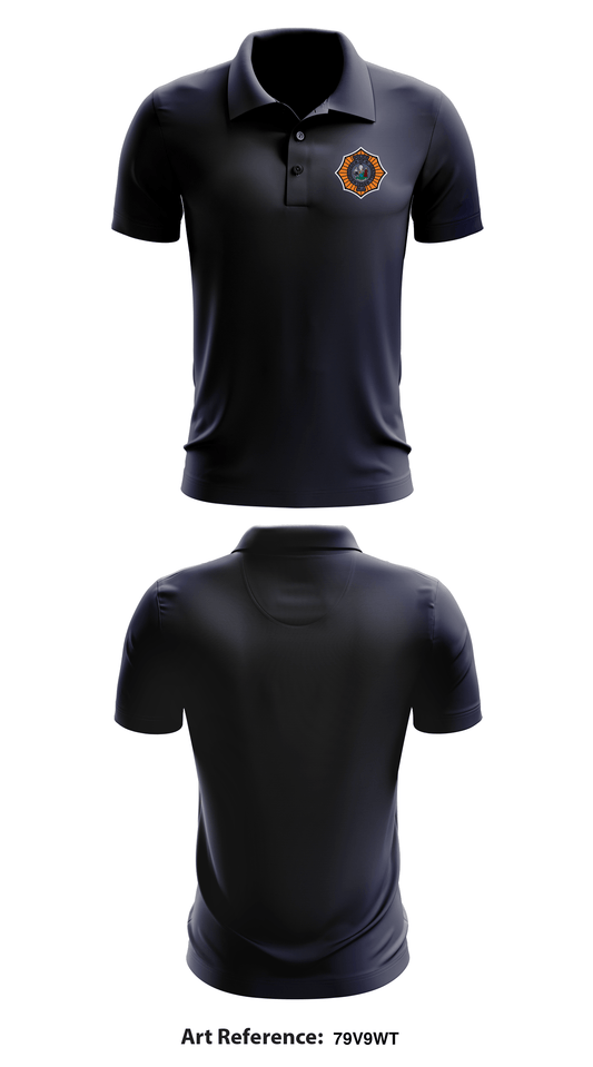 Oradell Police Core Men's SS Performance Polo - 79v9wT