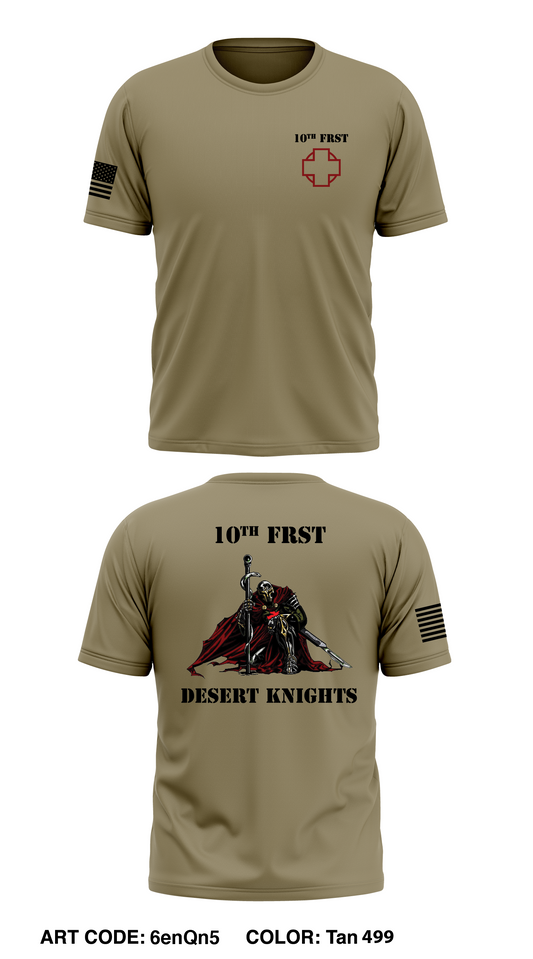 10th FRSD Core Men's SS Performance Tee - 6enQn5