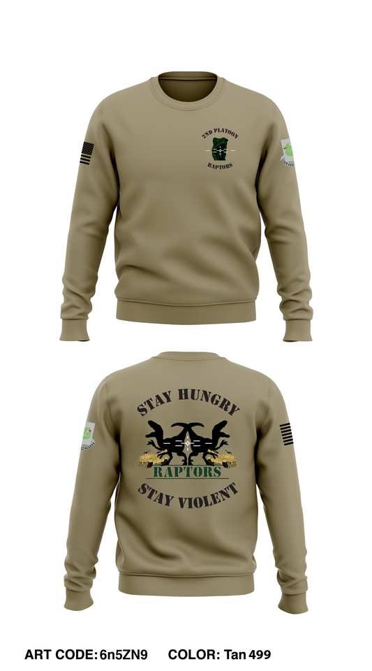 1-37 AR, B-Co, 2nd Plt  Core Men's Crewneck Performance Sweatshirt - 6n5ZN9