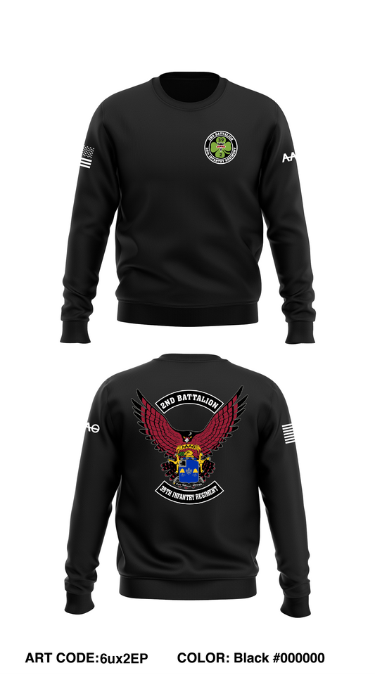 B co 2-39 IN Comfort Unisex Crewneck Sweatshirt - 6ux2EP